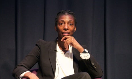 Sharon White, chair of John Lewis Partnership, on a panel at the SCDI Forum