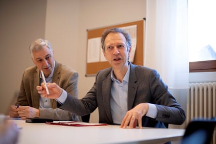 Bart Willocx (r) and Guido Vermeiren.