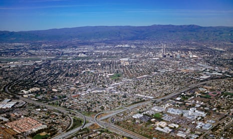 A view over Silicon Valley, California.