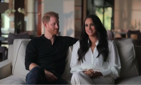Harry and Meghan appear in a trailer for their new Netflix documentary. 