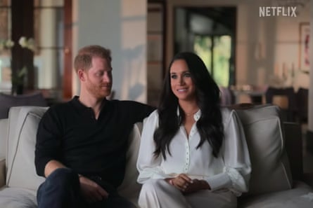 Harry and Meghan on a Netflix show