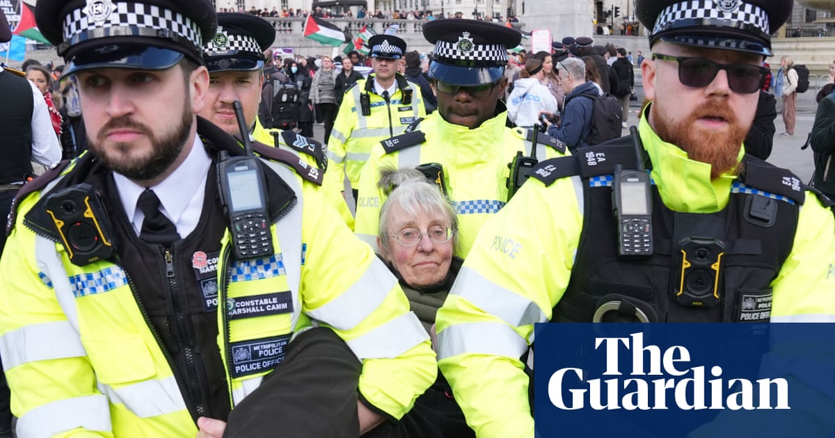 More than 200 people arrested at Palestine Action protest in London