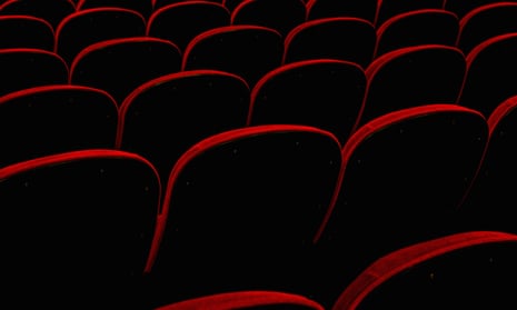 Empty theatre seats.