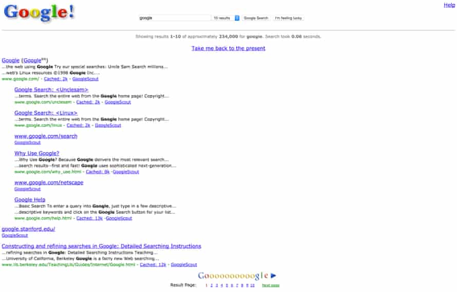 Google in 1998