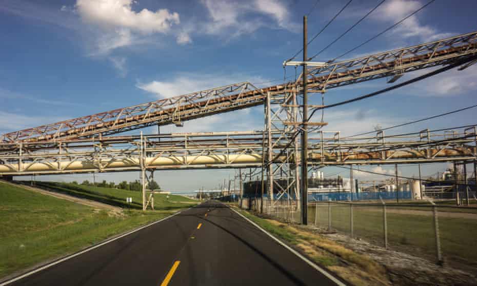 'Cancer Alley' is one of the most polluted areas of the US. A dense concentration of oil refineries and petrochemical plants reside alongside suburban homes.
