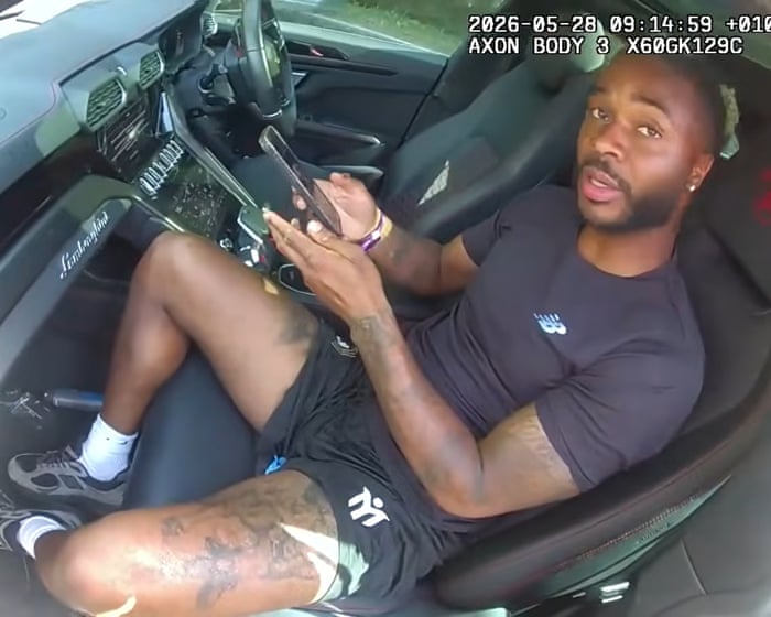 Raheem Sterling could face prison for reckless driving while using nitrous oxide