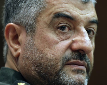 Former commander of the Islamic Revolutionary Guard Corps Maj Gen Mohammad Ali Jafari.
