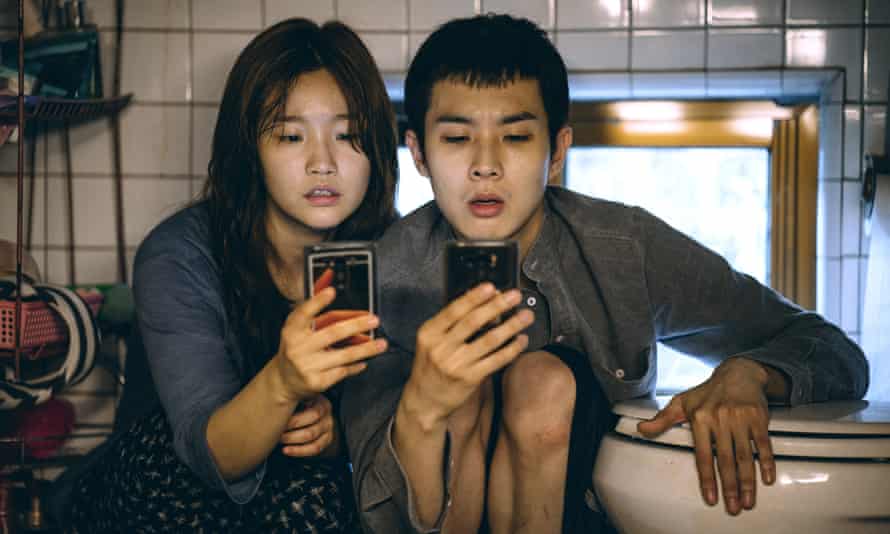 Gisaeng Chung and So-Dam Park in Parasite.