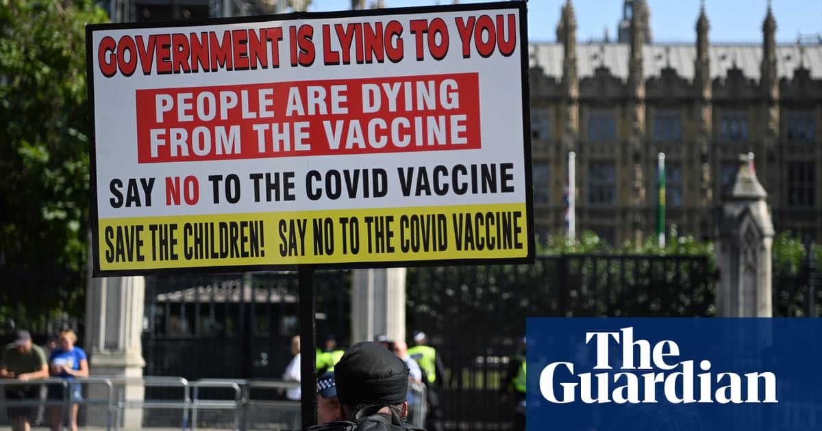 London transport staff warned of razors inside Covid conspiracy posters London transport staff warned of razors inside Covid conspiracy posters