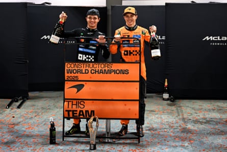 Lando Norris and Oscar Piastri in Singapore