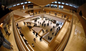 A general view shows the new Design Museum during its opening in Kensington