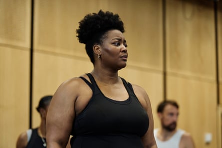 Rochelle Rose in rehearsals for Black Power Desk.