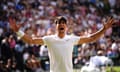 Carlos Alcaraz celebrates victory against Novak Djokovic in the Wimbledon men’s singles final