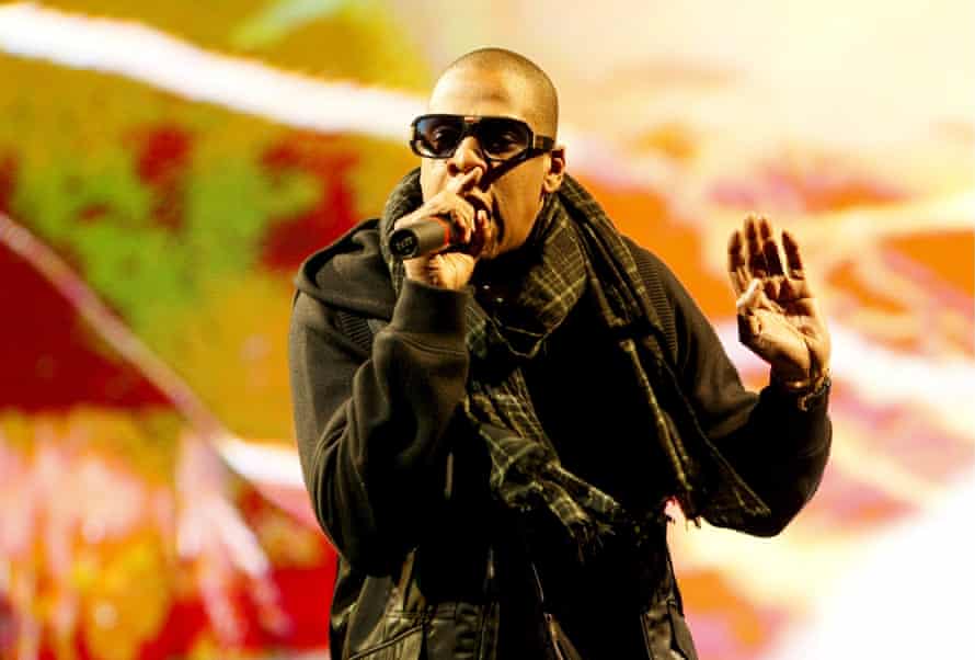 Jay-Z at Glastonbury in 2008