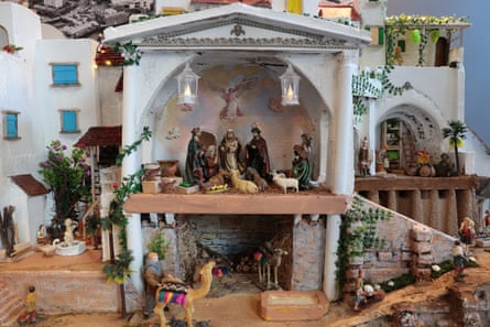 Nativity scene model