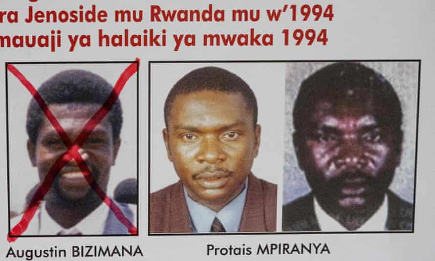 A photograph of one of the key suspects in the Rwandan genocide, Protais Mpiranya, who was confirmed dead less than a week ago