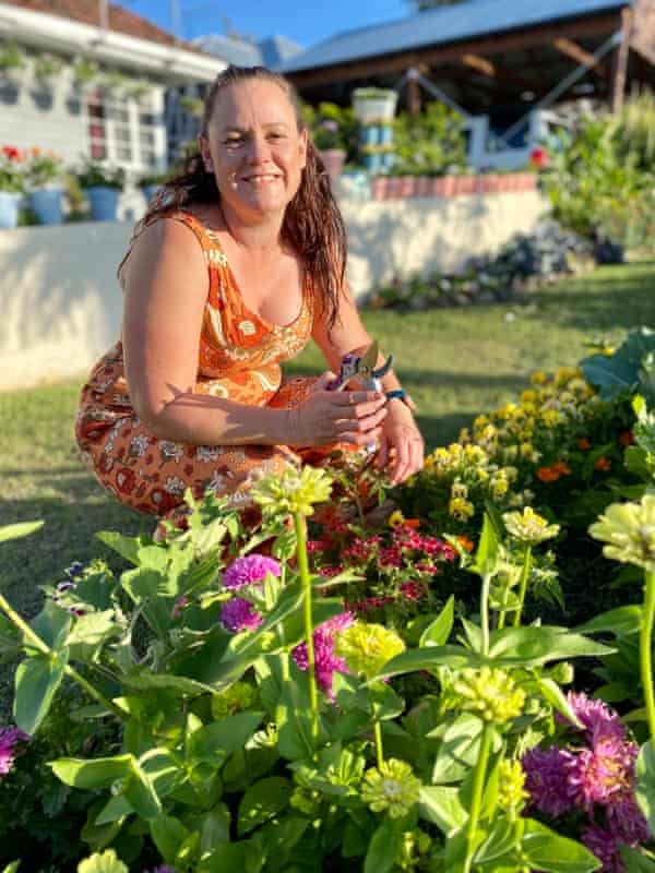 You can find Kate Nightingale in her verge garden most afternoons, deadheading the flowers and harvesting her abundant vegetable crop.