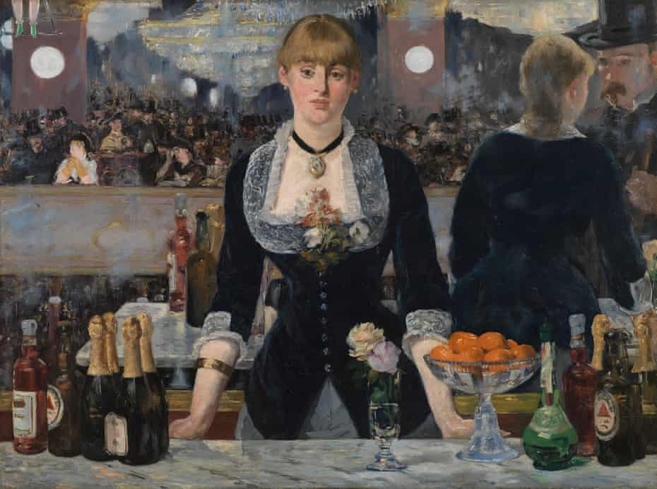 Adrift in a crowd of melting reflections … Manet’s A Bar at the Folies-Bergère.
