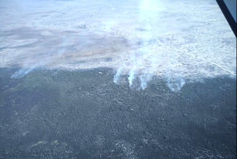 Bushfires in Little Desert national park on 28 January.