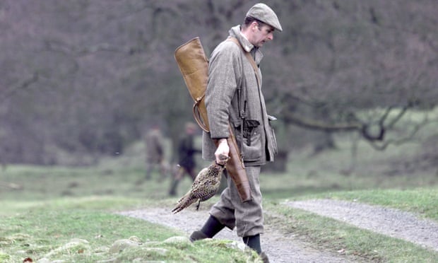 A shooting party on the Duke of Westminster’s estate in the Trough of Bowland.