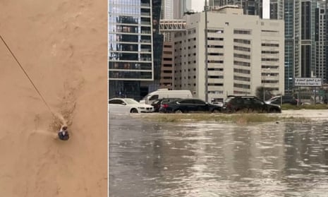 Flash flooding in Oman and UAE hit by heaviest rainfall in 75 years