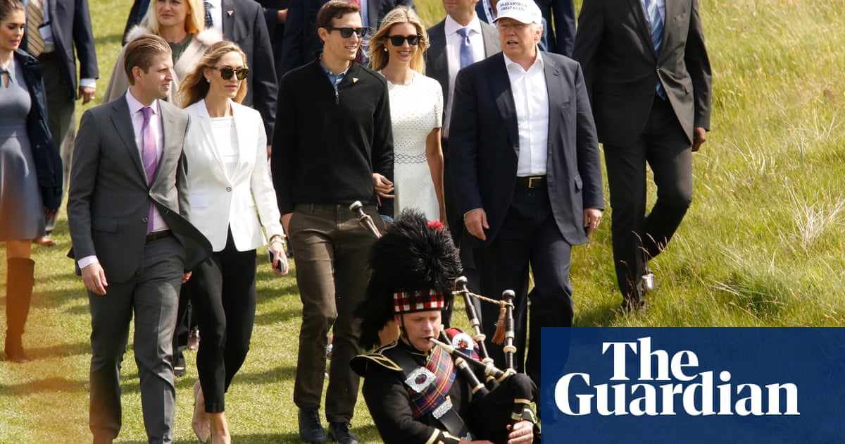 Scotland's first minister holds warm' meeting with Eric Trump in Edinburgh