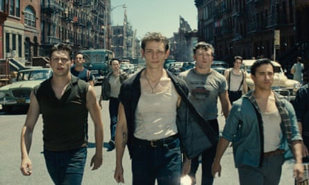 Mike Faist, centre, in West Side Story.