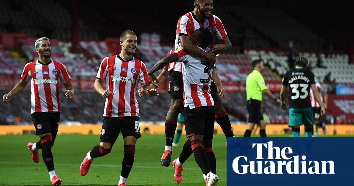 Brentford fight off Swansea to reach play-off final in Griffin Park swansong