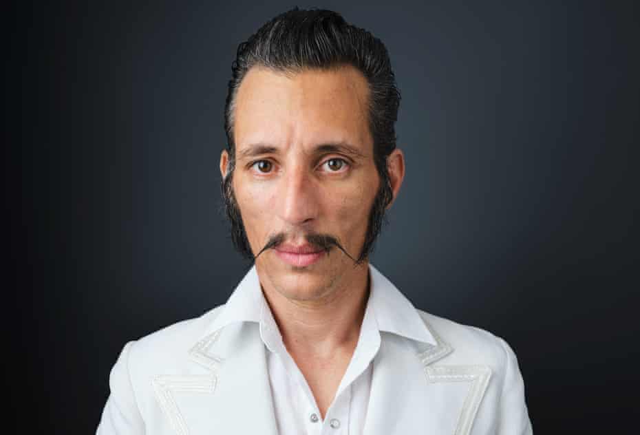 Head shot of Adam Cardone, a reverend in the Church of Satan, New York City