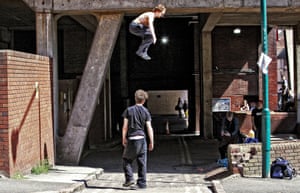 Some street parkour