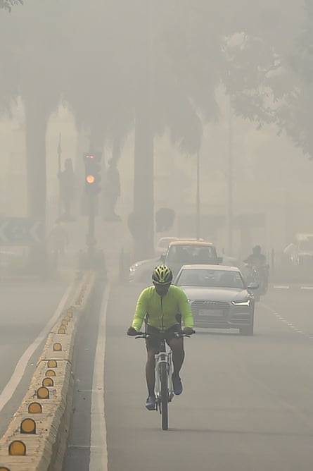 Heavy smog in Delhi earlier this month.
