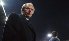 Sven Goran Eriksson as head coach of Lazio in 1998.