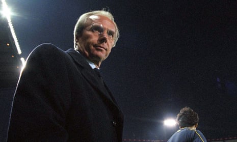 Sven-Göran Eriksson at Lazio in 1998.