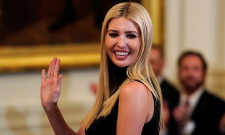 Ivanka Trump in the East Room of the White House in Washington DC on 1 April. 