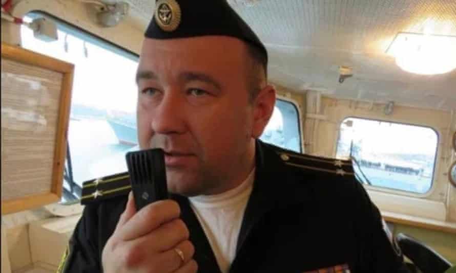 Anton Kuprin, the captain of the missile cruiser Moskva