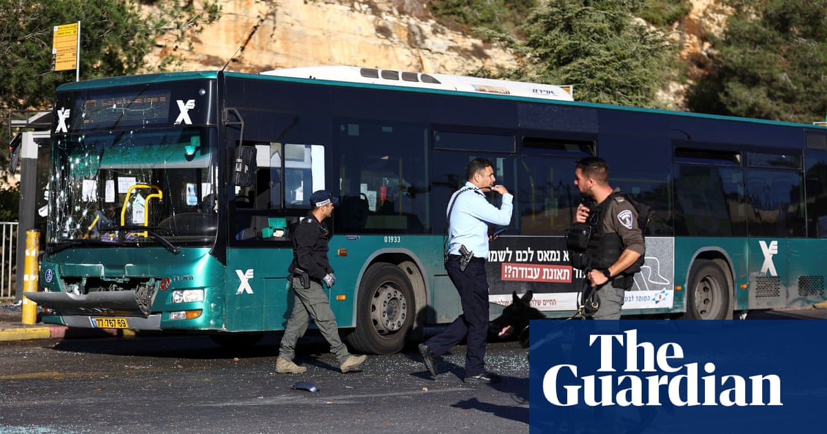 At least 12 injured in explosion near bus stop in Jerusalem