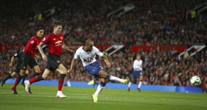 Lucas Moura drives home the third.