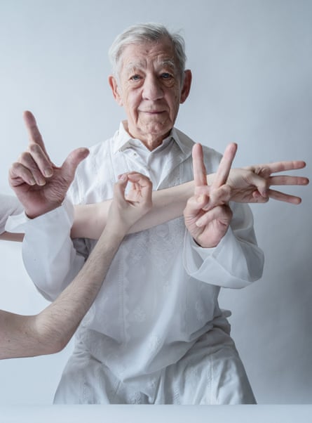 Star power … Ian McKellen.
