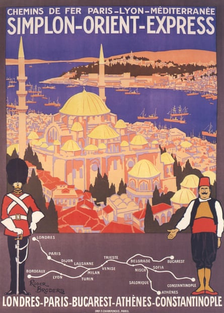 Poster Orient Express tahun 1920-an.