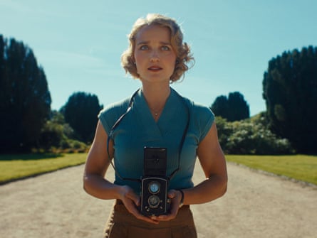 Florence Hall as photographer Lee Miller in the flamboyant 30s drama This Is Not a Murder Mystery.