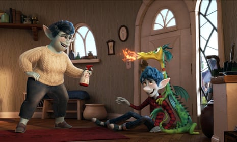 Onward review – Pixar conjures big-screen adventure with wizard