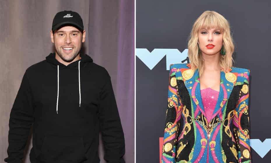 Scooter Braun and Taylor Swift.
