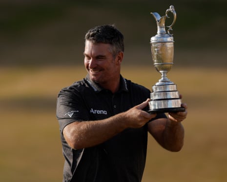 Ryan Fox holds the Claret Jug after his victory in the 2026 Open at Royal Birkdale