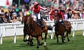 Callum Shepherd riding Isle Of Jura to victory in the Hardwicke Stakes.