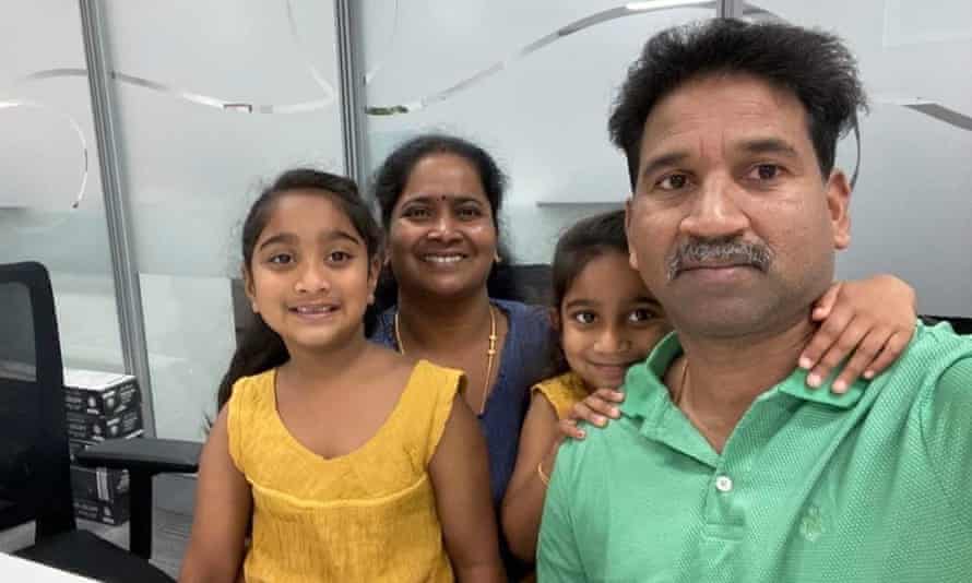The Murugappan family in Perth.