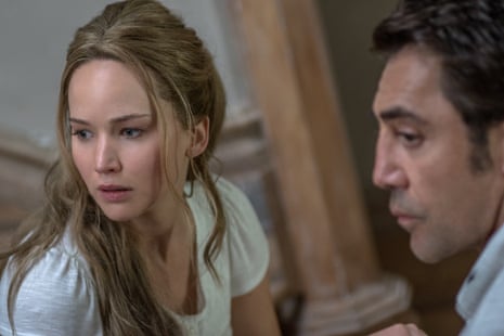 ‘Relentless, ridiculous, occasionally panic-inducing’: Jennifer Lawrence and Javier Bardem in Mother!