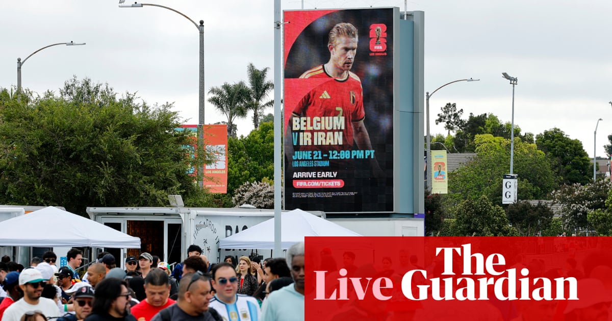 Belgium v Iran: World Cup 2026 – live