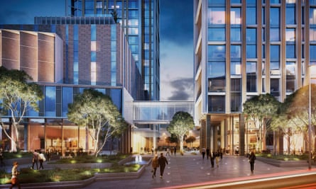 An artist’s impression of the One Nine Elms development at Vauxhall.
