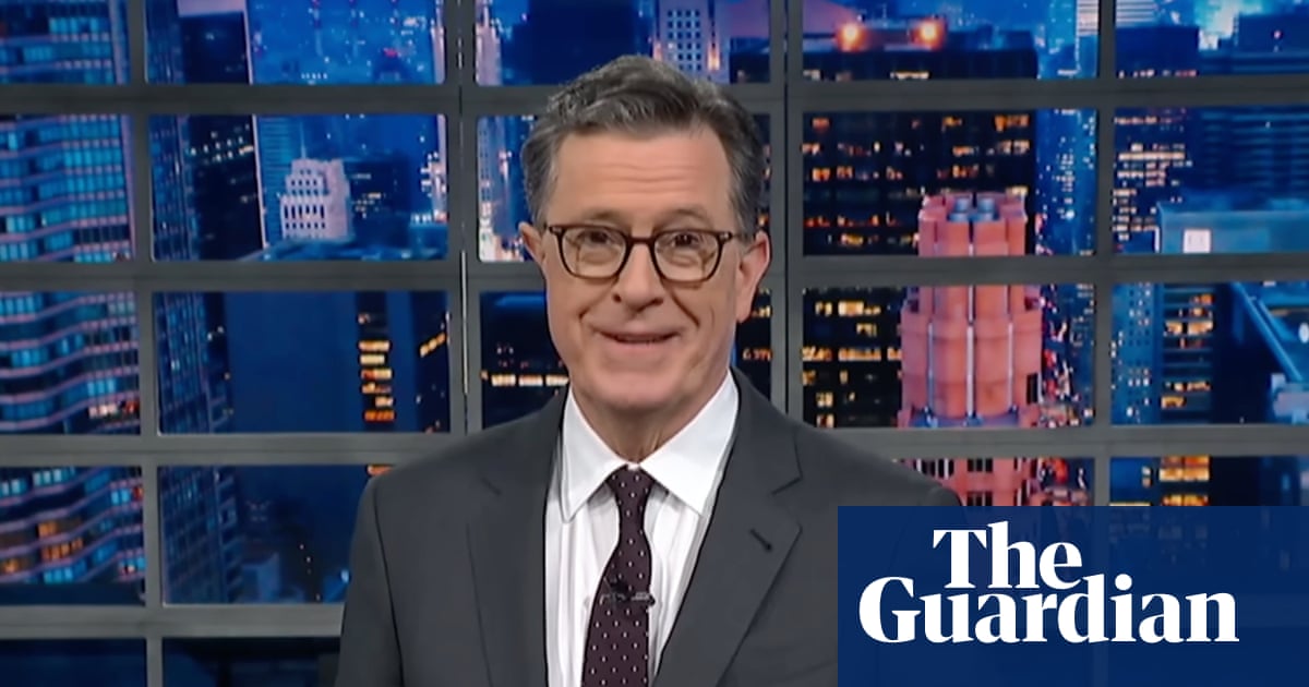 Stephen Colbert: ‘Trump would eat a bicycle tire if you put it on a bun’