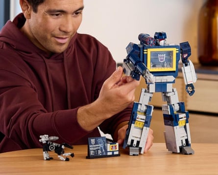 A photo of LEGO Icons Transformers- Soundwave Building Set